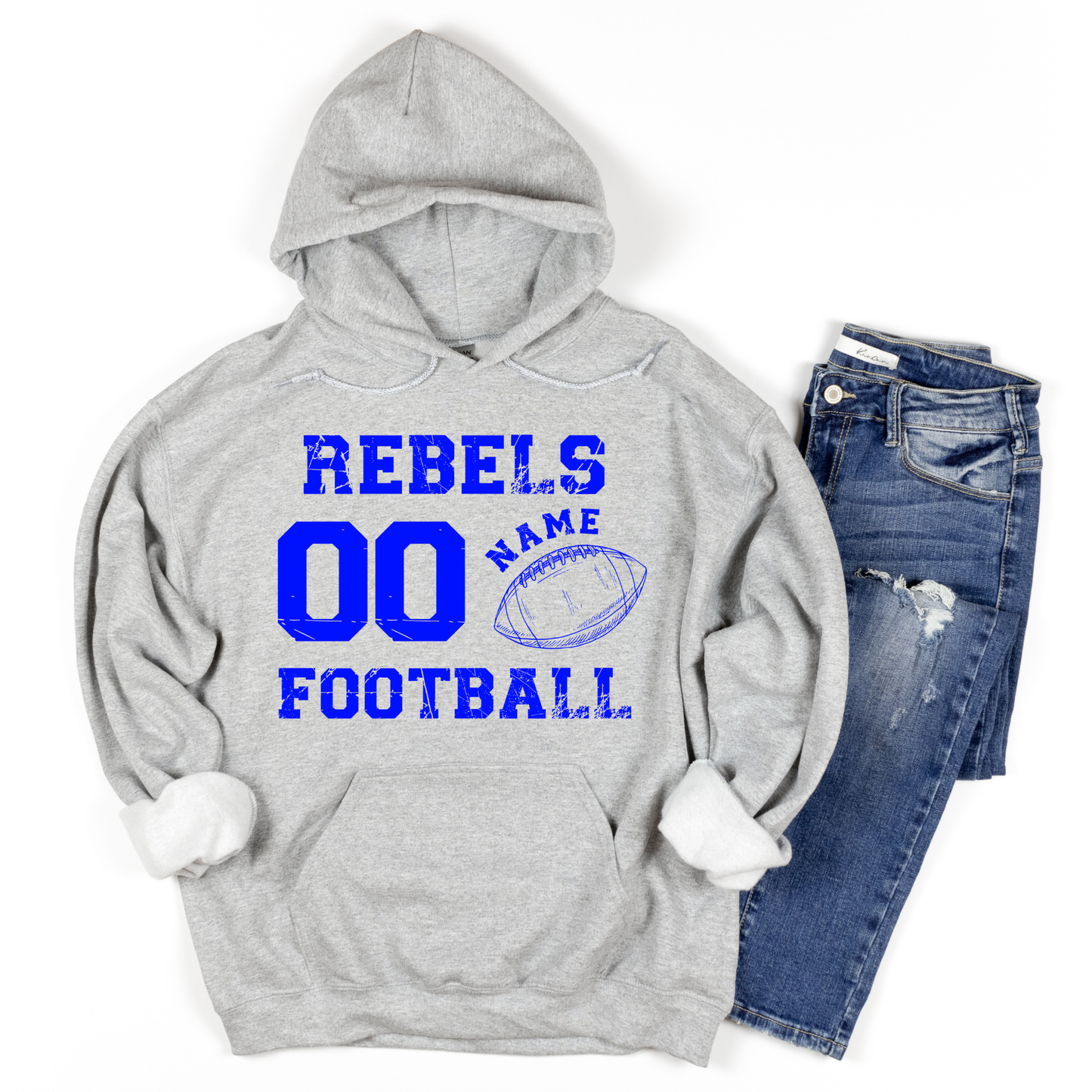 Custom Rebels Football