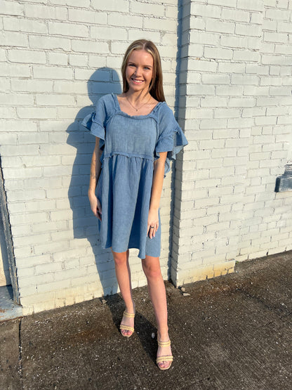 Vintage Denim Dress