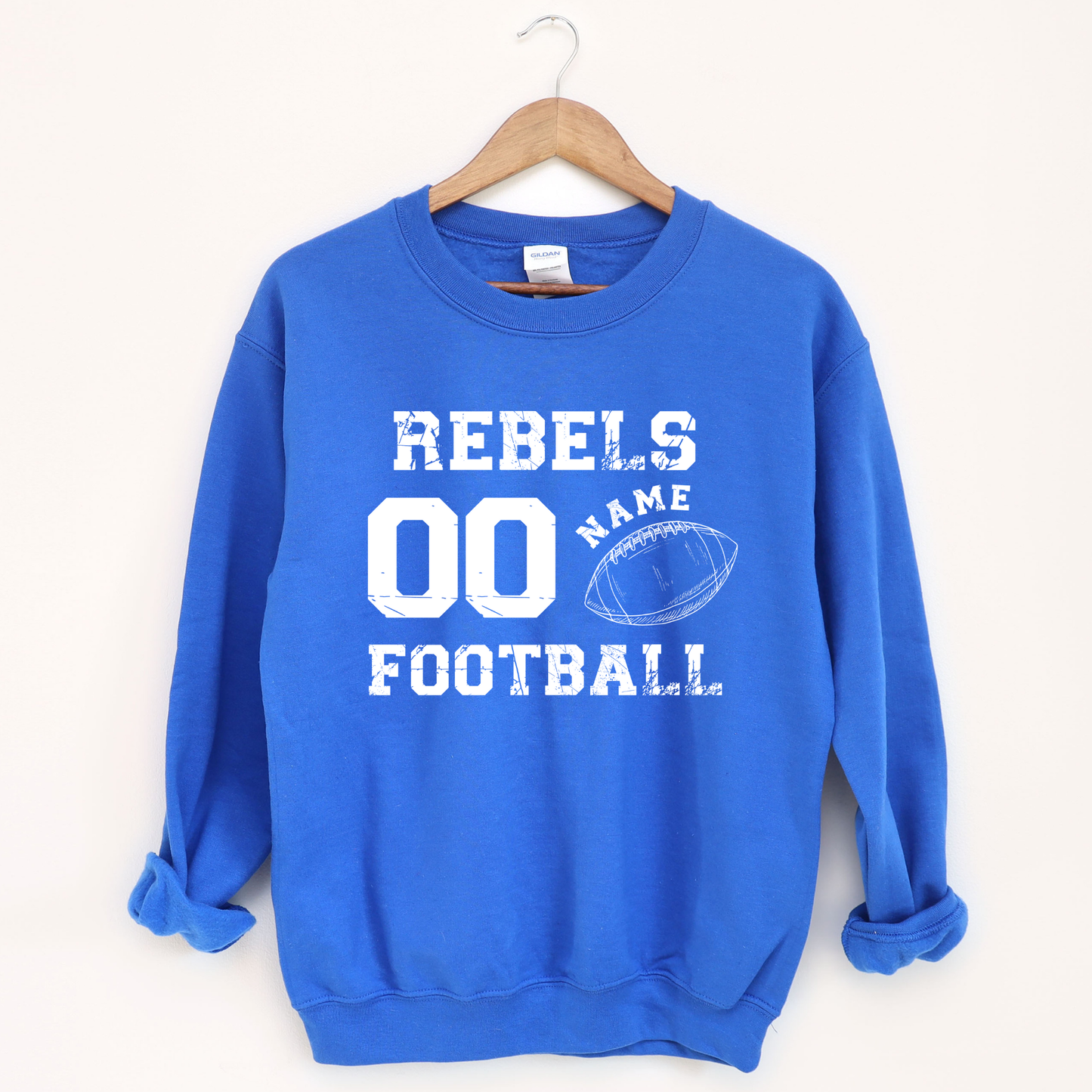 Custom Rebels Football