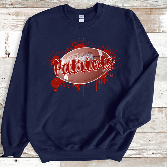 Patriots Football Splatter