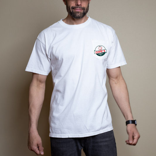 Cope's Produce Co. Adult Pocket T-Shirt (TAT 14 Business Days)